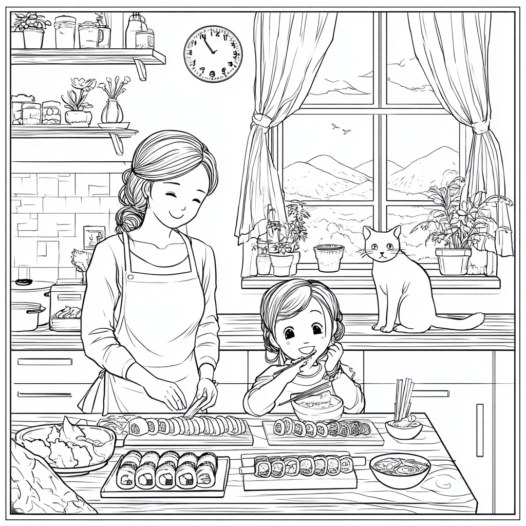 A Cozy Sushi Day with Mom