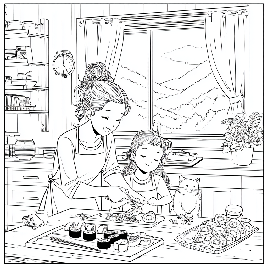 A Cozy Sushi Day with Mom