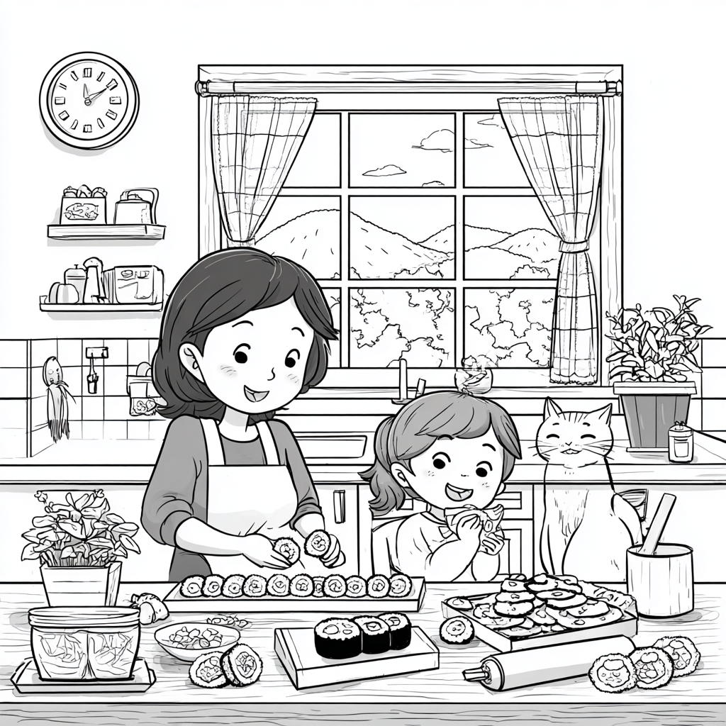 A Cozy Sushi Day with Mom