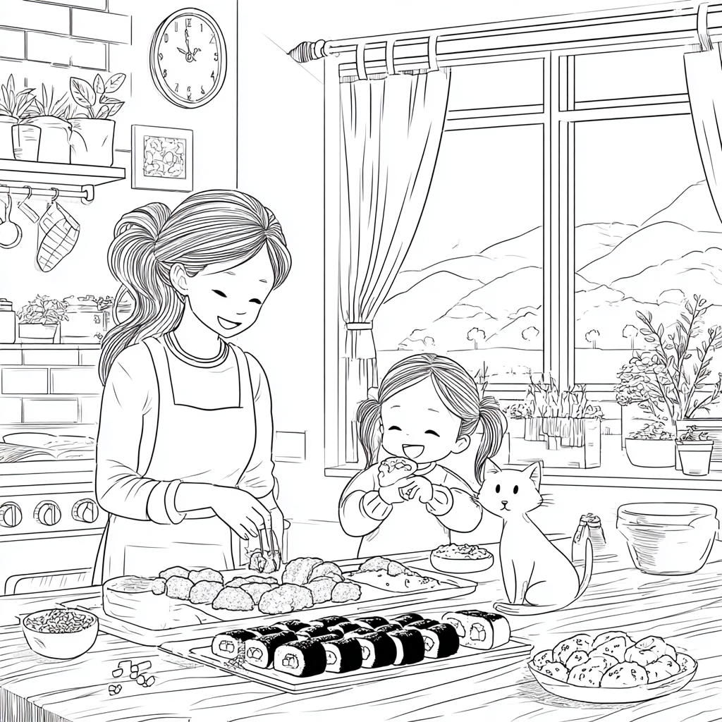 A Cozy Sushi Day with Mom