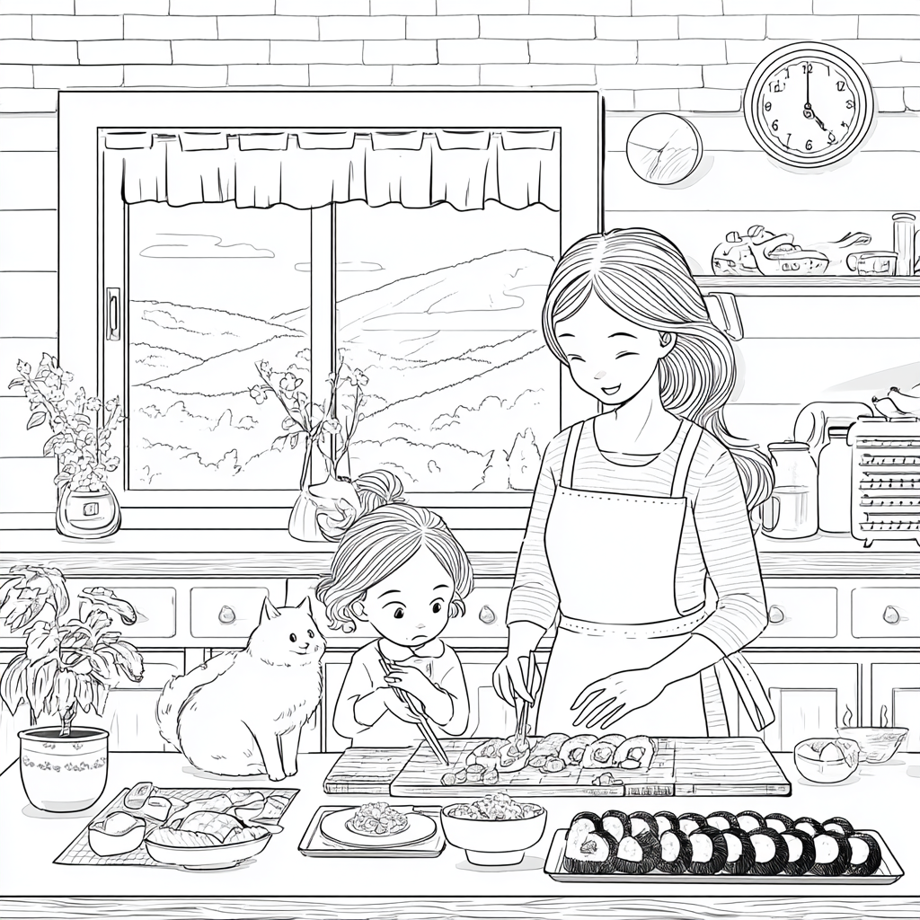 A Cozy Sushi Day with Mom