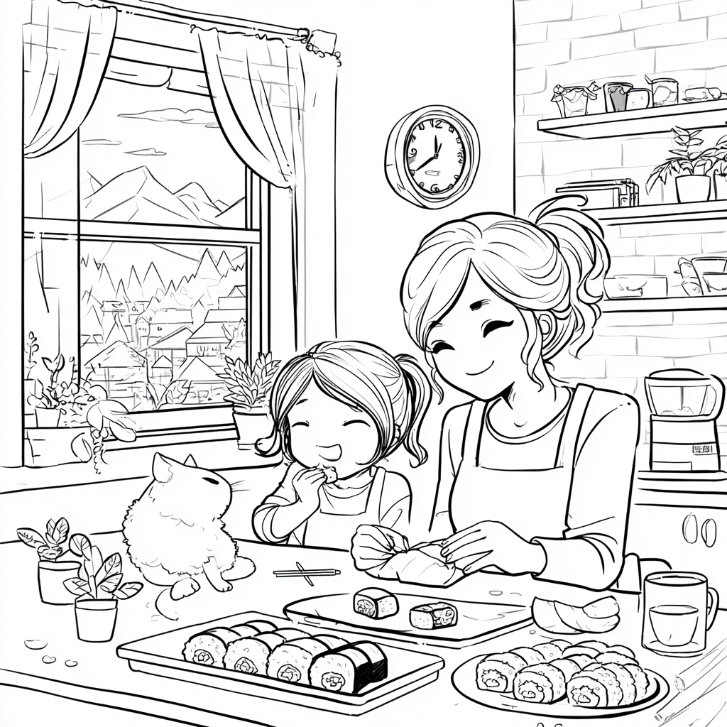 A Cozy Sushi Day with Mom