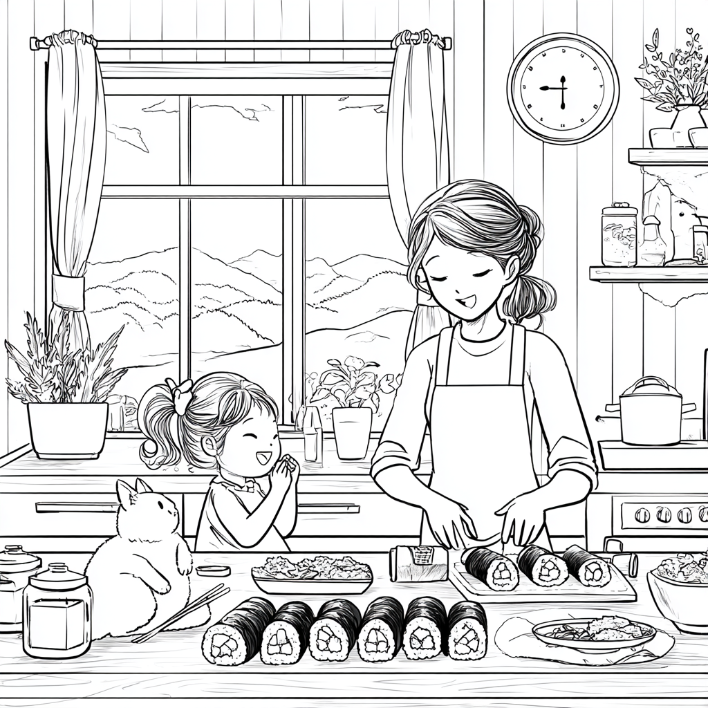 A Cozy Sushi Day with Mom