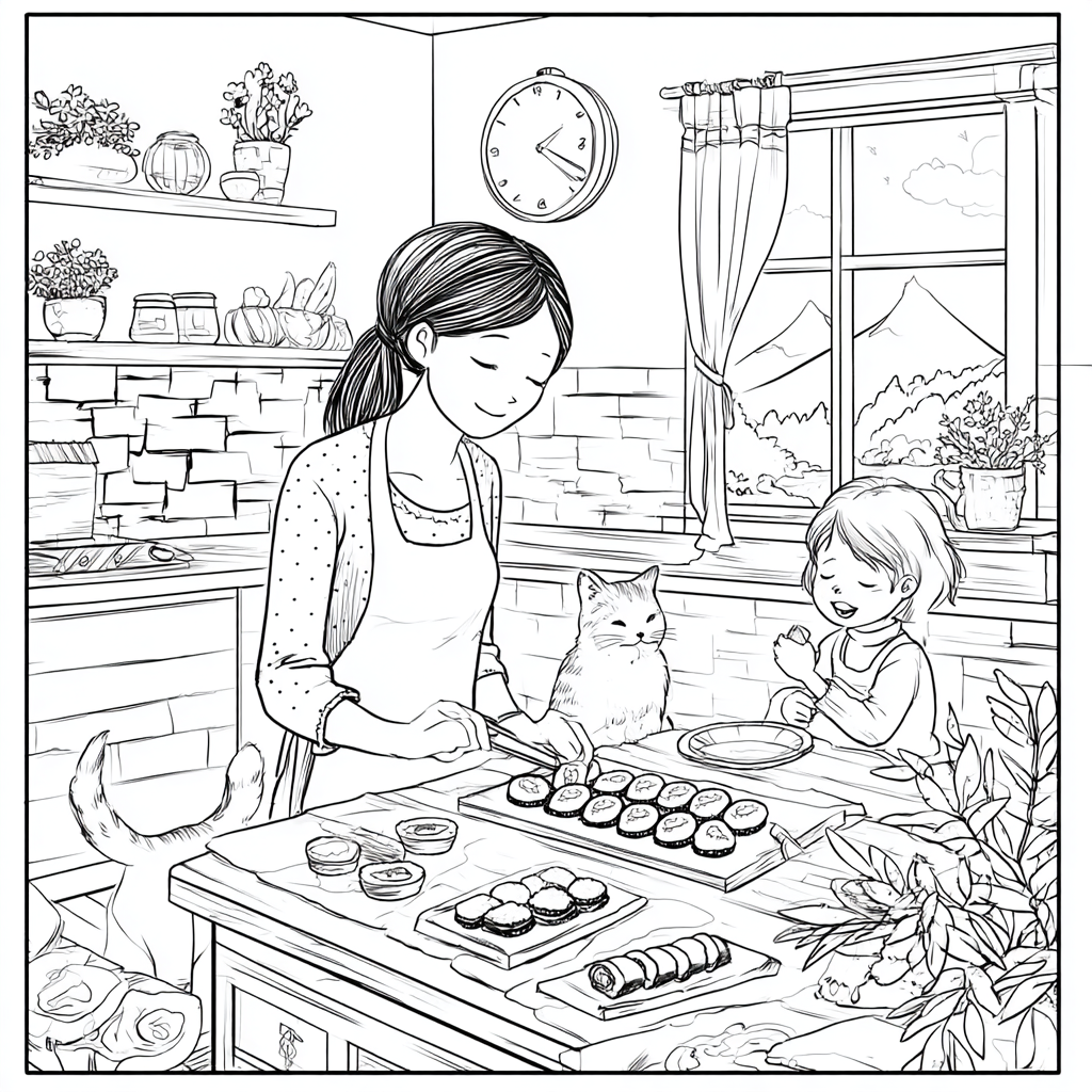 A Cozy Sushi Day with Mom
