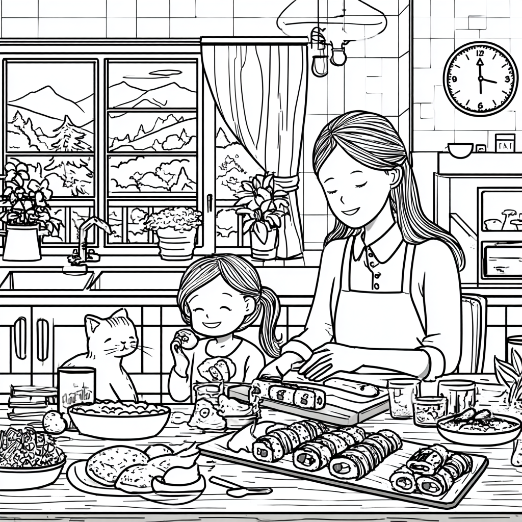 A Cozy Sushi Day with Mom
