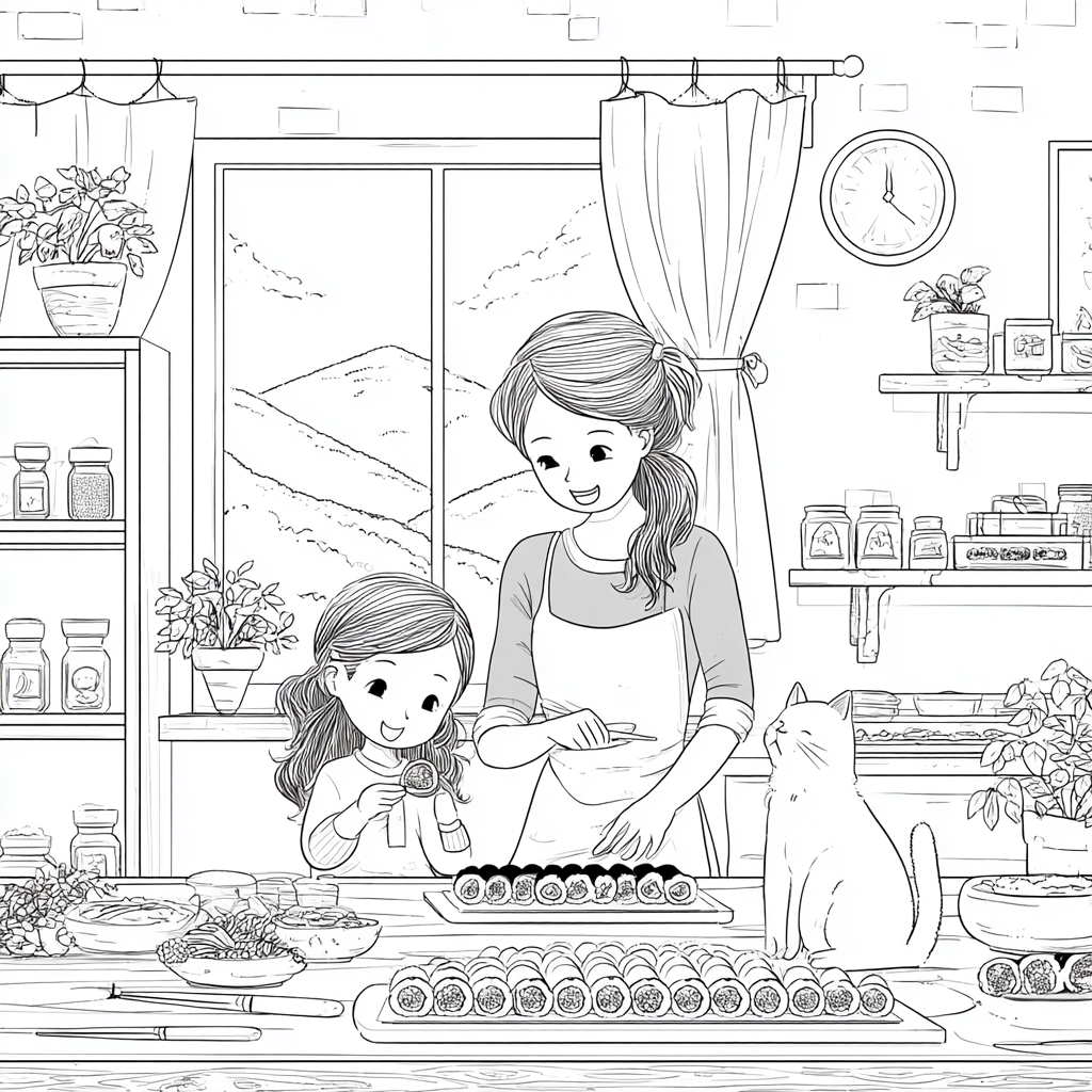 A Cozy Sushi Day with Mom