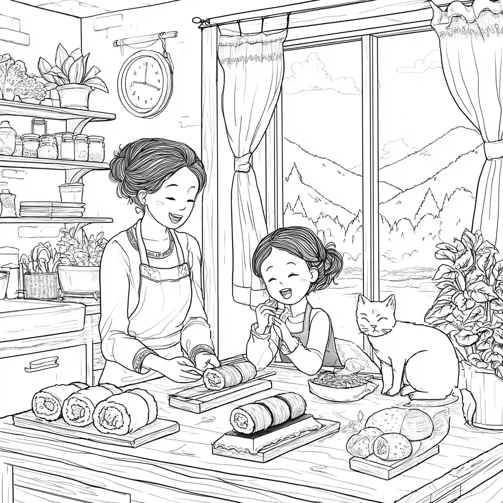 A Cozy Sushi Day with Mom