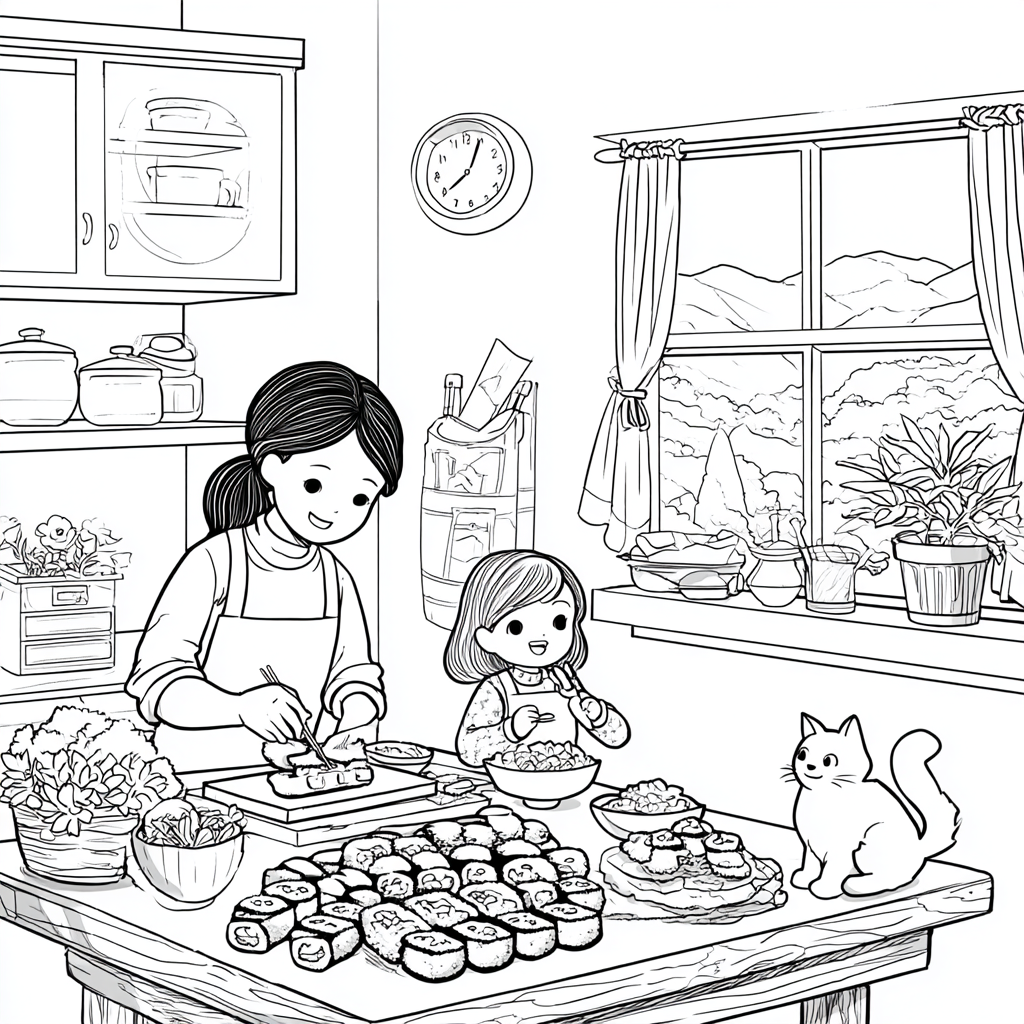 A Cozy Sushi Day with Mom