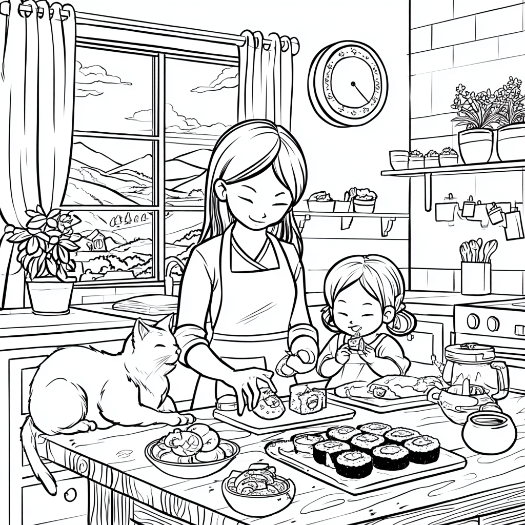 A Cozy Sushi Day with Mom