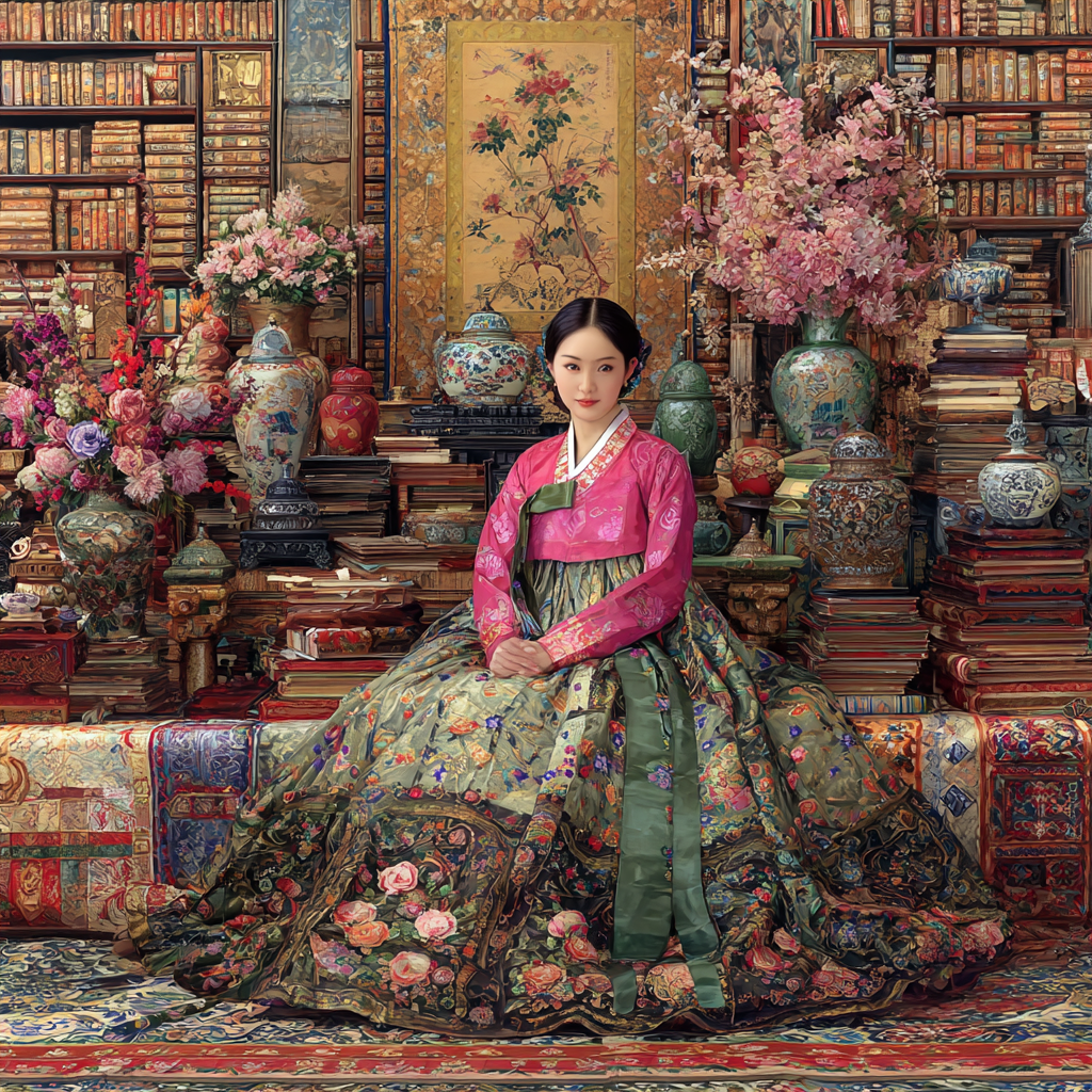 The Scholarly Princess of the Floral Library