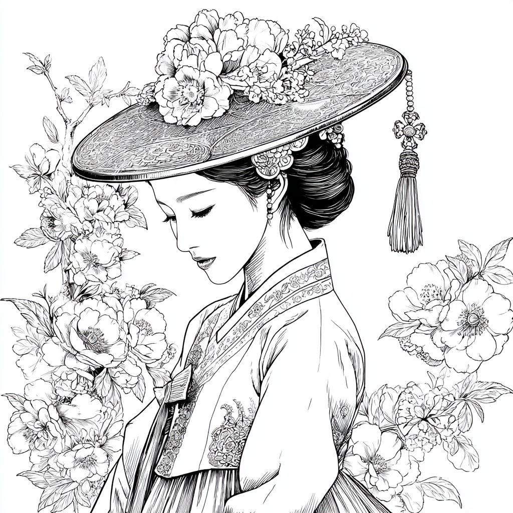 Petals Upon Silk and Sky