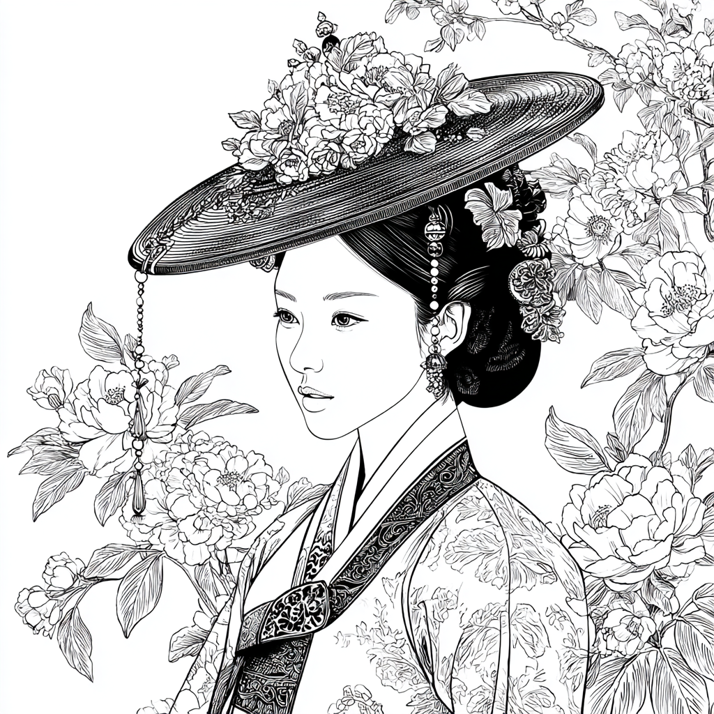 Petals Upon Silk and Sky