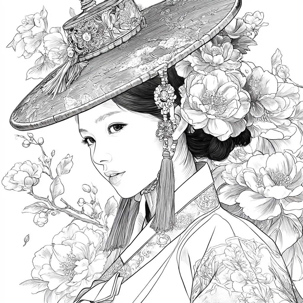Petals Upon Silk and Sky