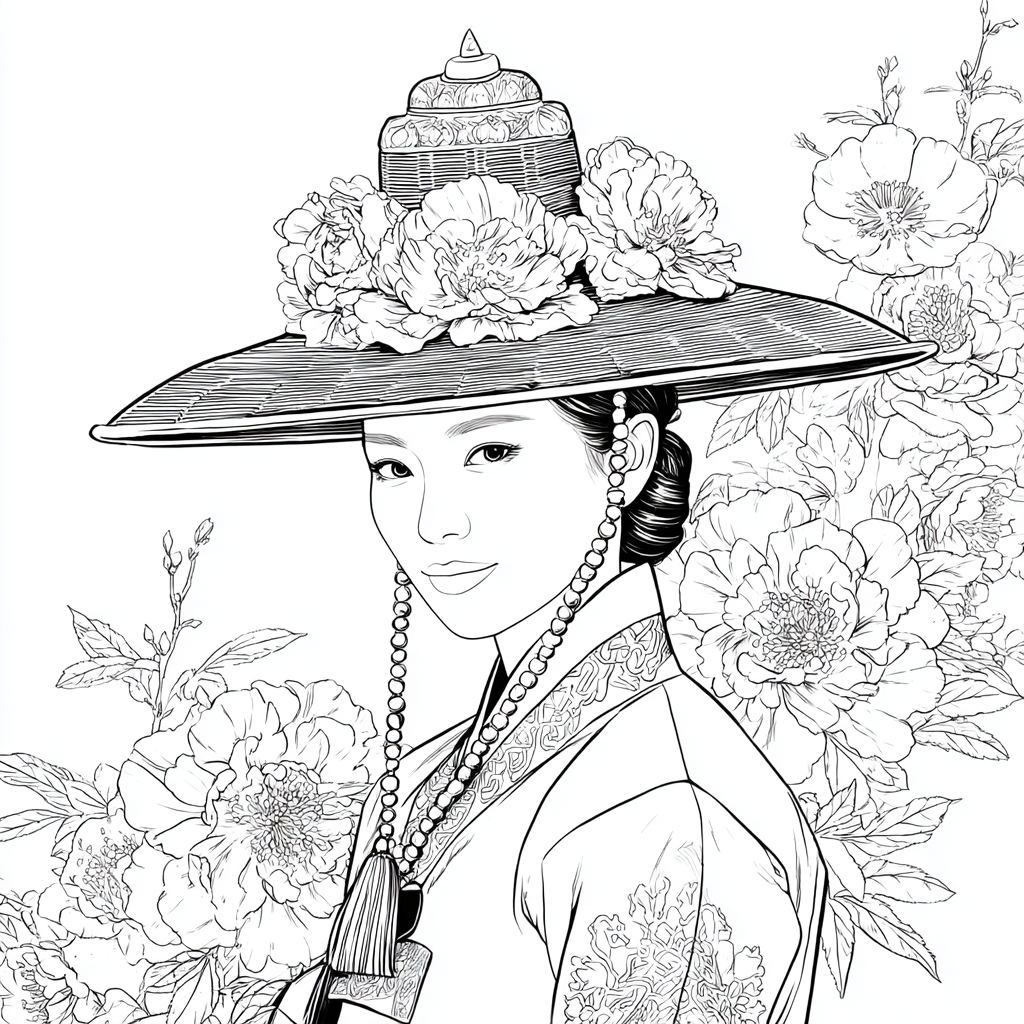 Petals Upon Silk and Sky