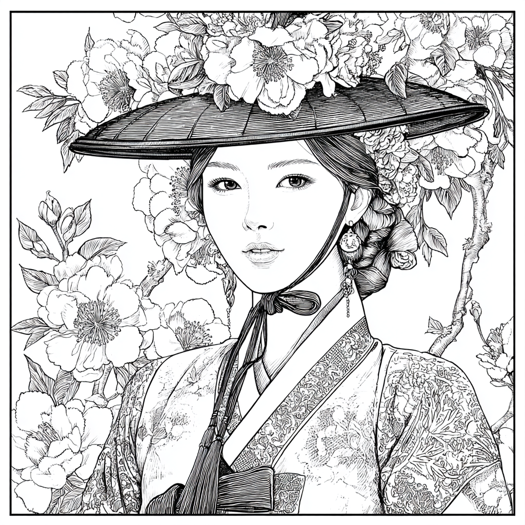 Petals Upon Silk and Sky