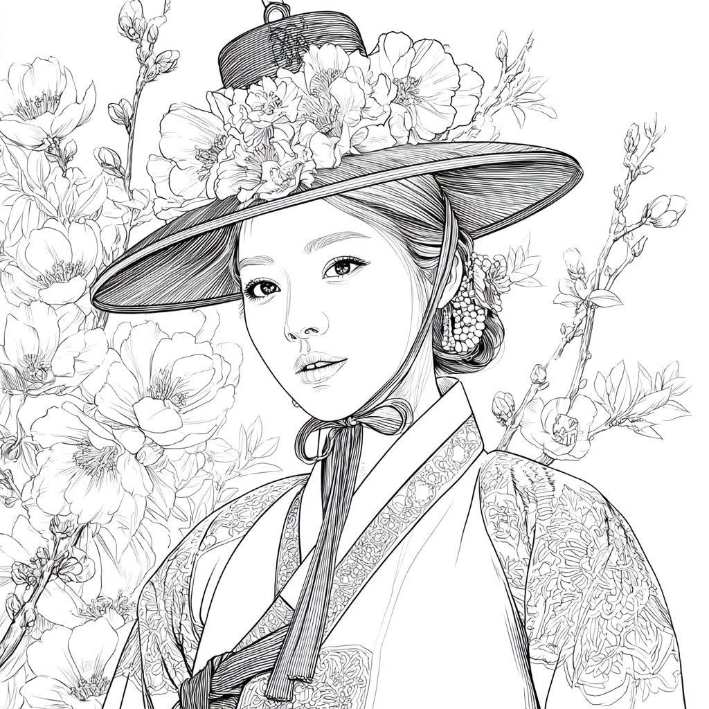Petals Upon Silk and Sky