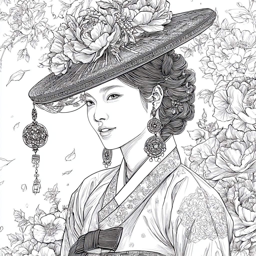 Petals Upon Silk and Sky