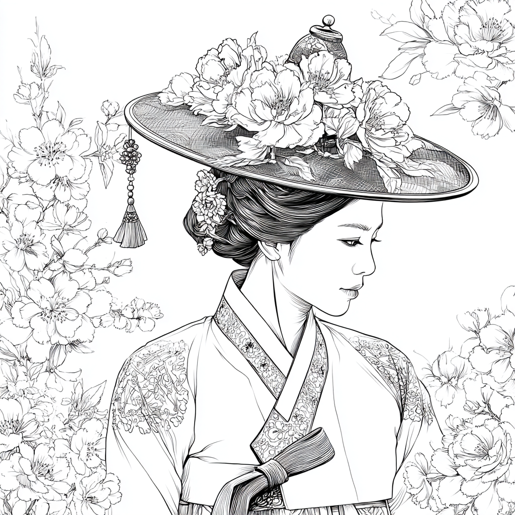 Petals Upon Silk and Sky