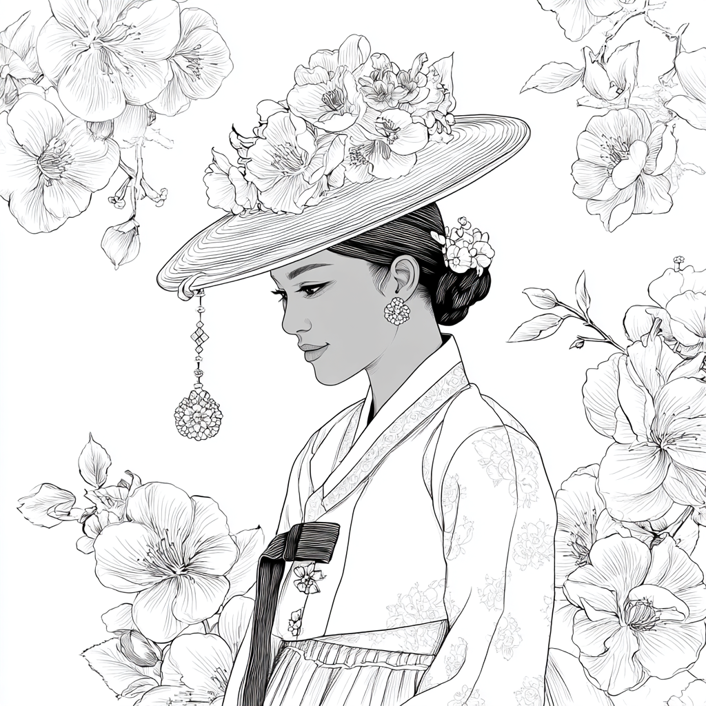 Petals Upon Silk and Sky