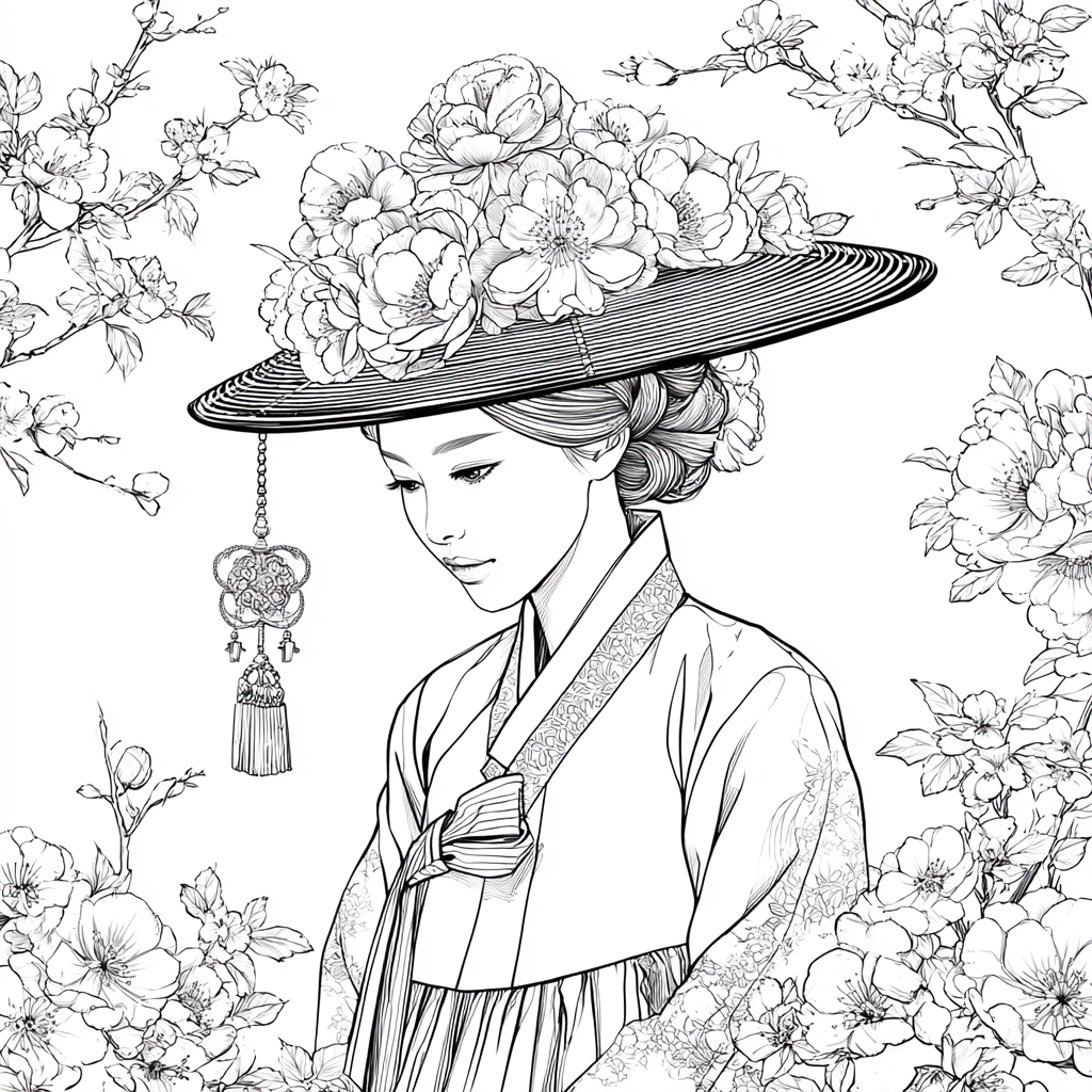 Petals Upon Silk and Sky