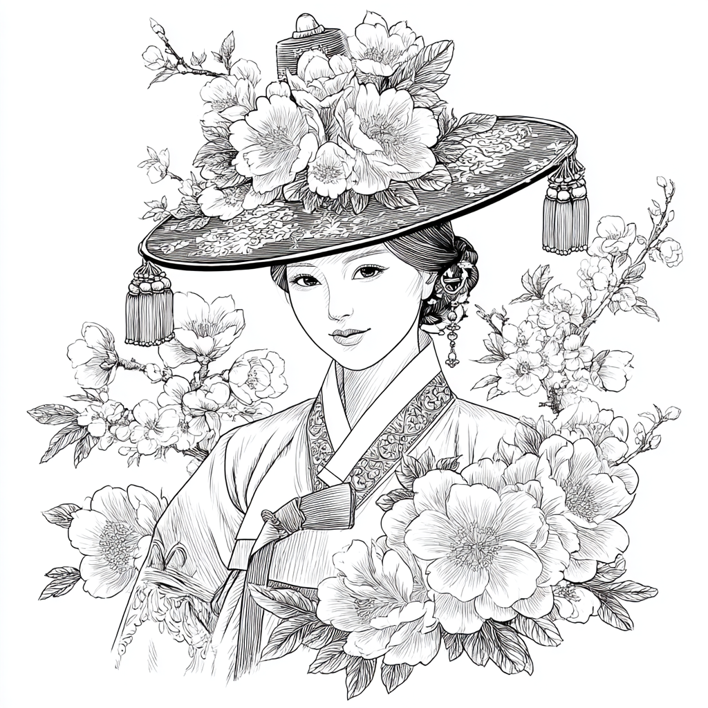 Petals Upon Silk and Sky