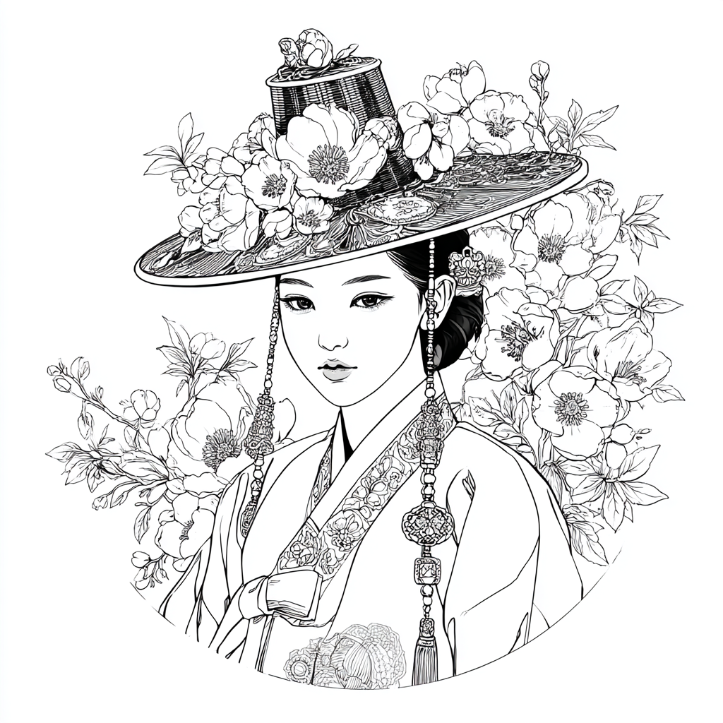 Petals Upon Silk and Sky
