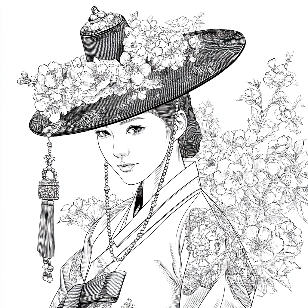 Petals Upon Silk and Sky