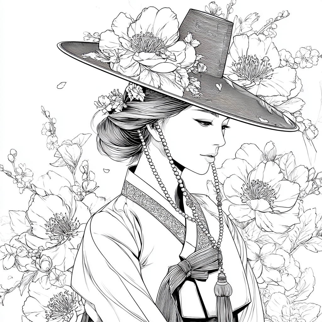 Petals Upon Silk and Sky
