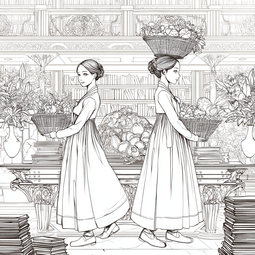 The Flower Keepers of the Royal Library