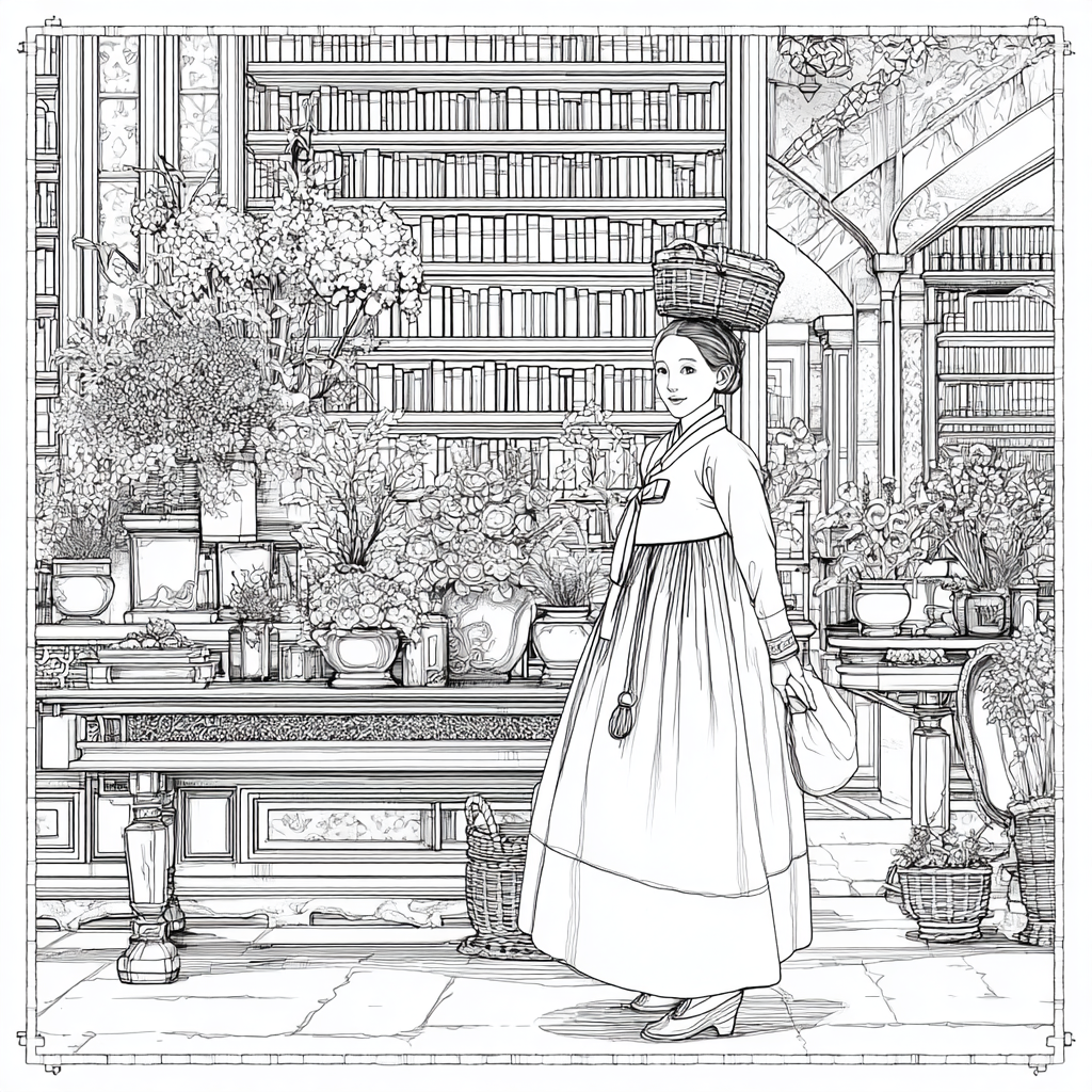 The Flower Keepers of the Royal Library