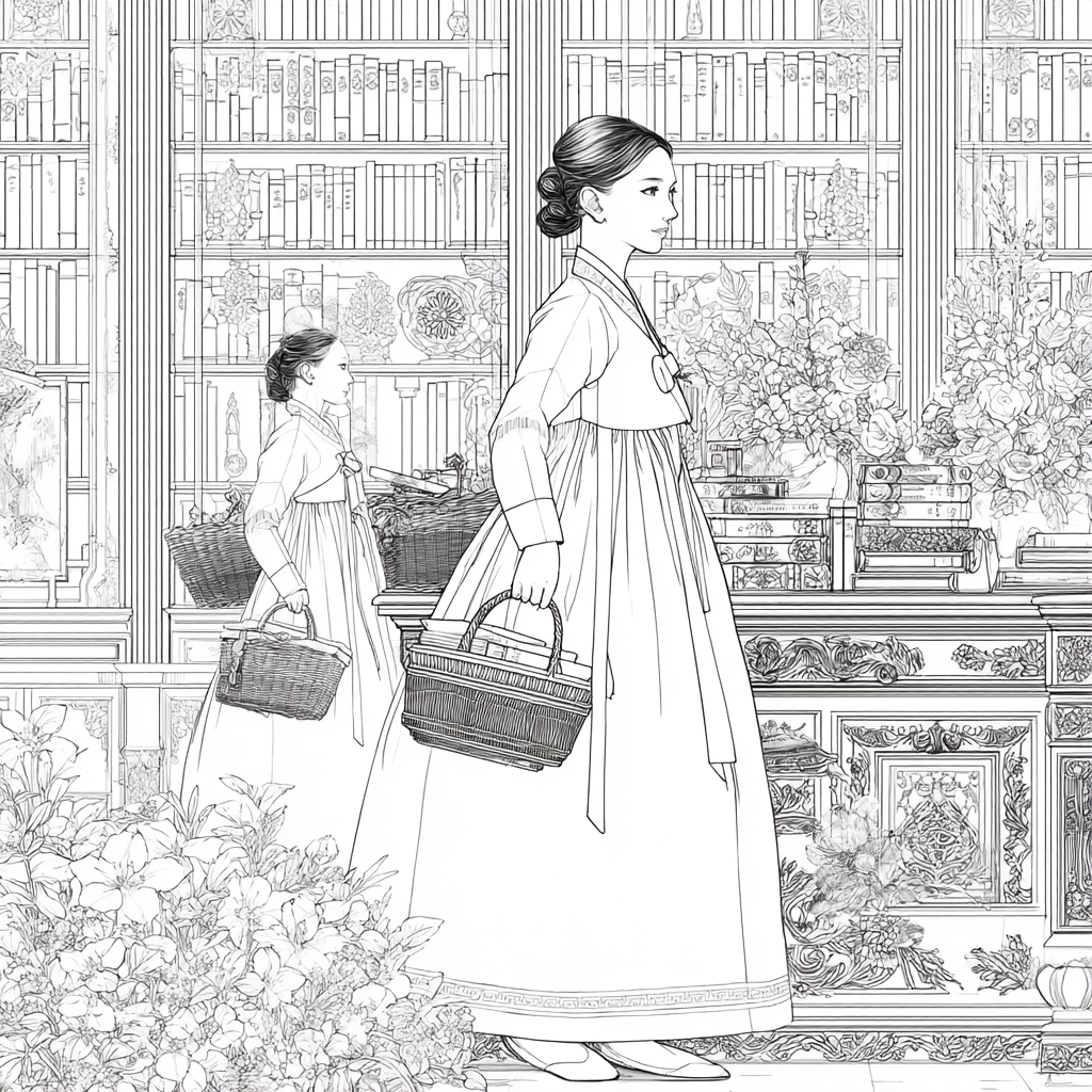 The Flower Keepers of the Royal Library