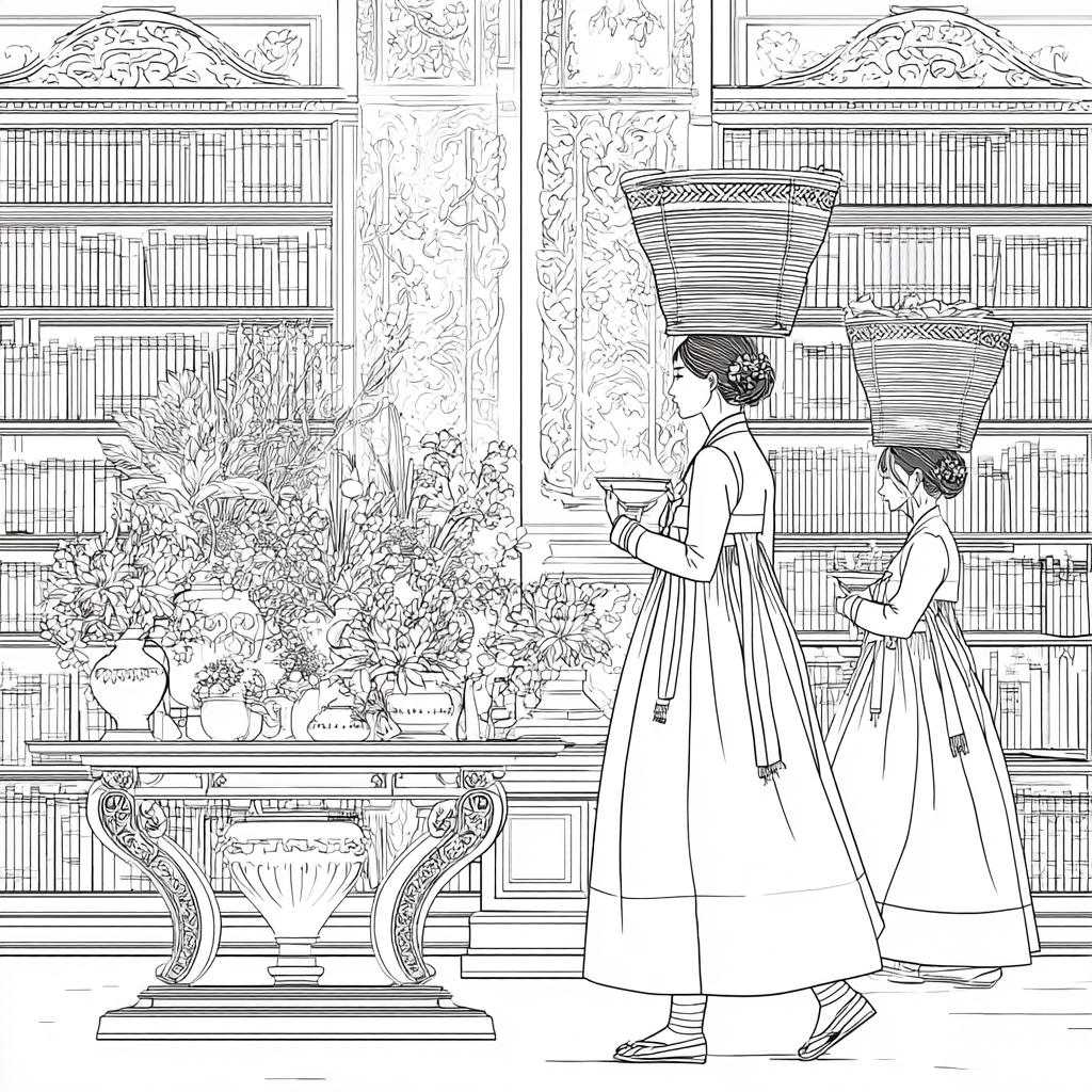 The Flower Keepers of the Royal Library