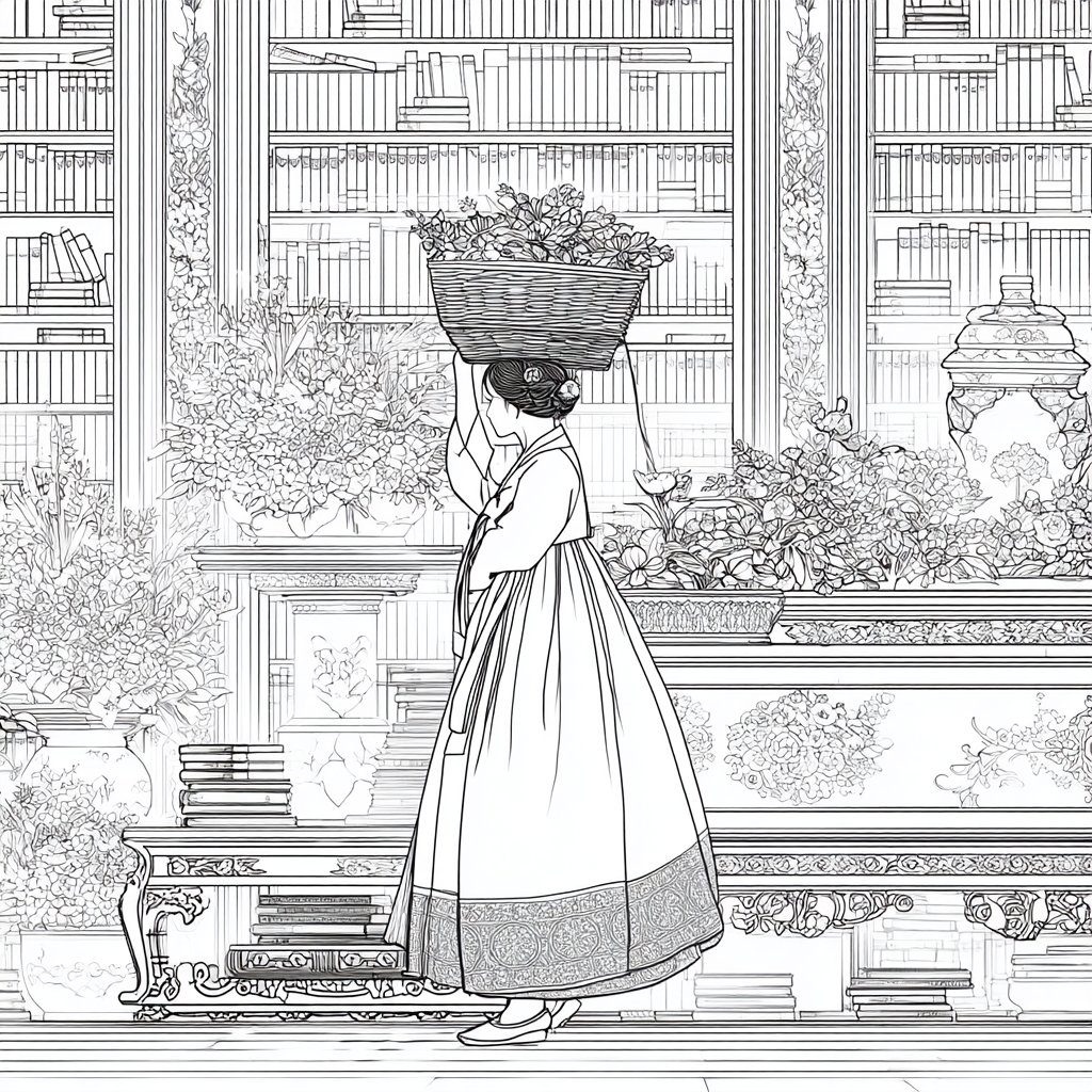 The Flower Keepers of the Royal Library