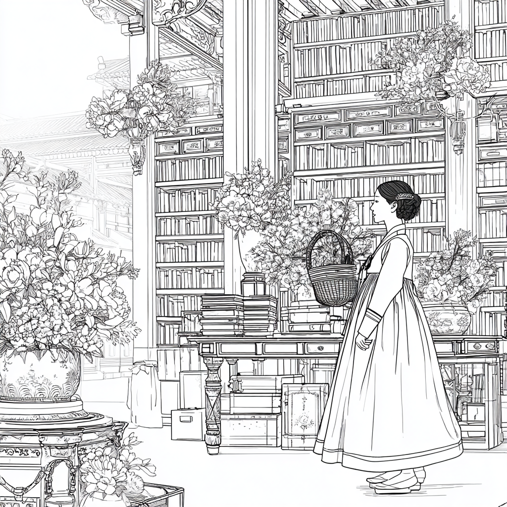 The Flower Keepers of the Royal Library