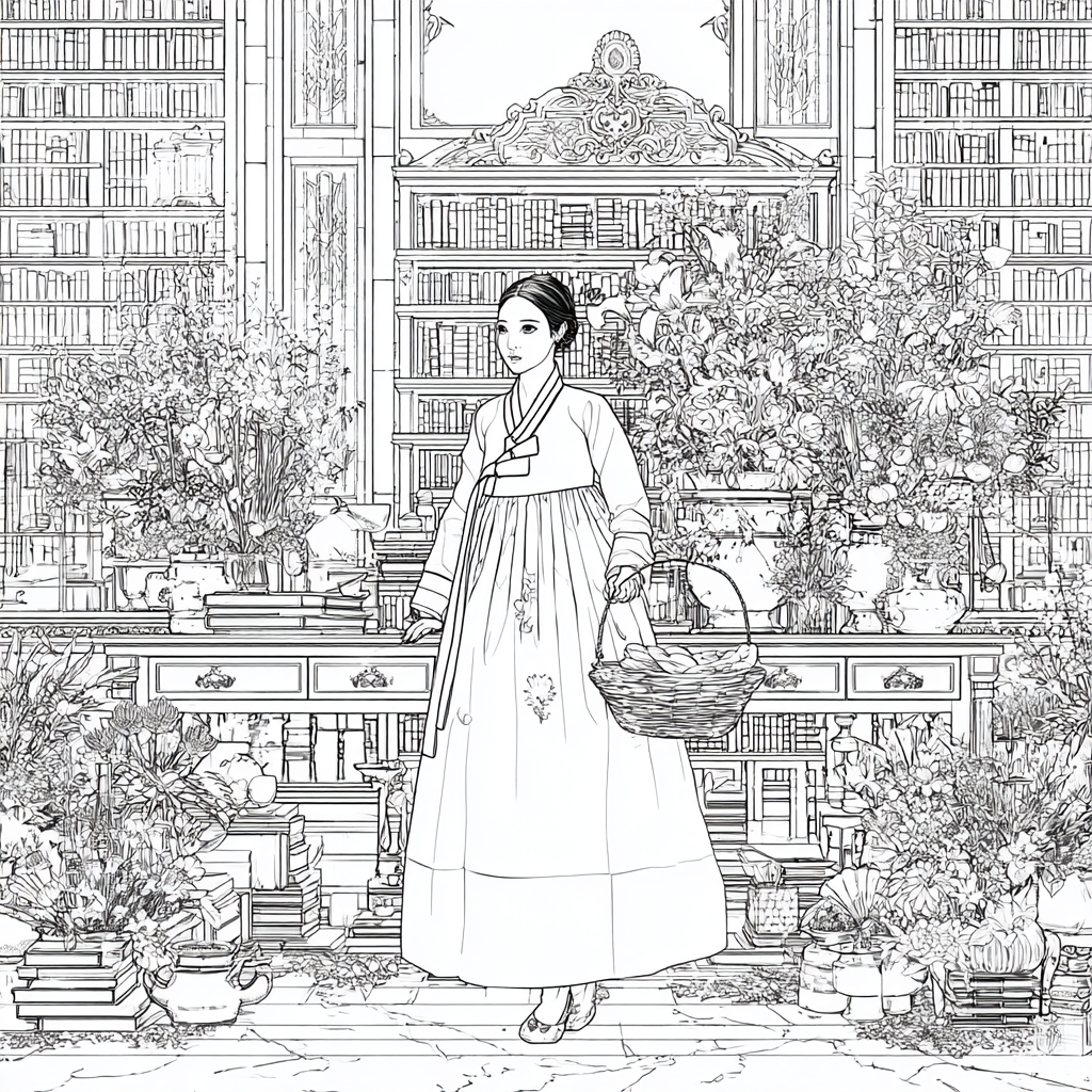 The Flower Keepers of the Royal Library