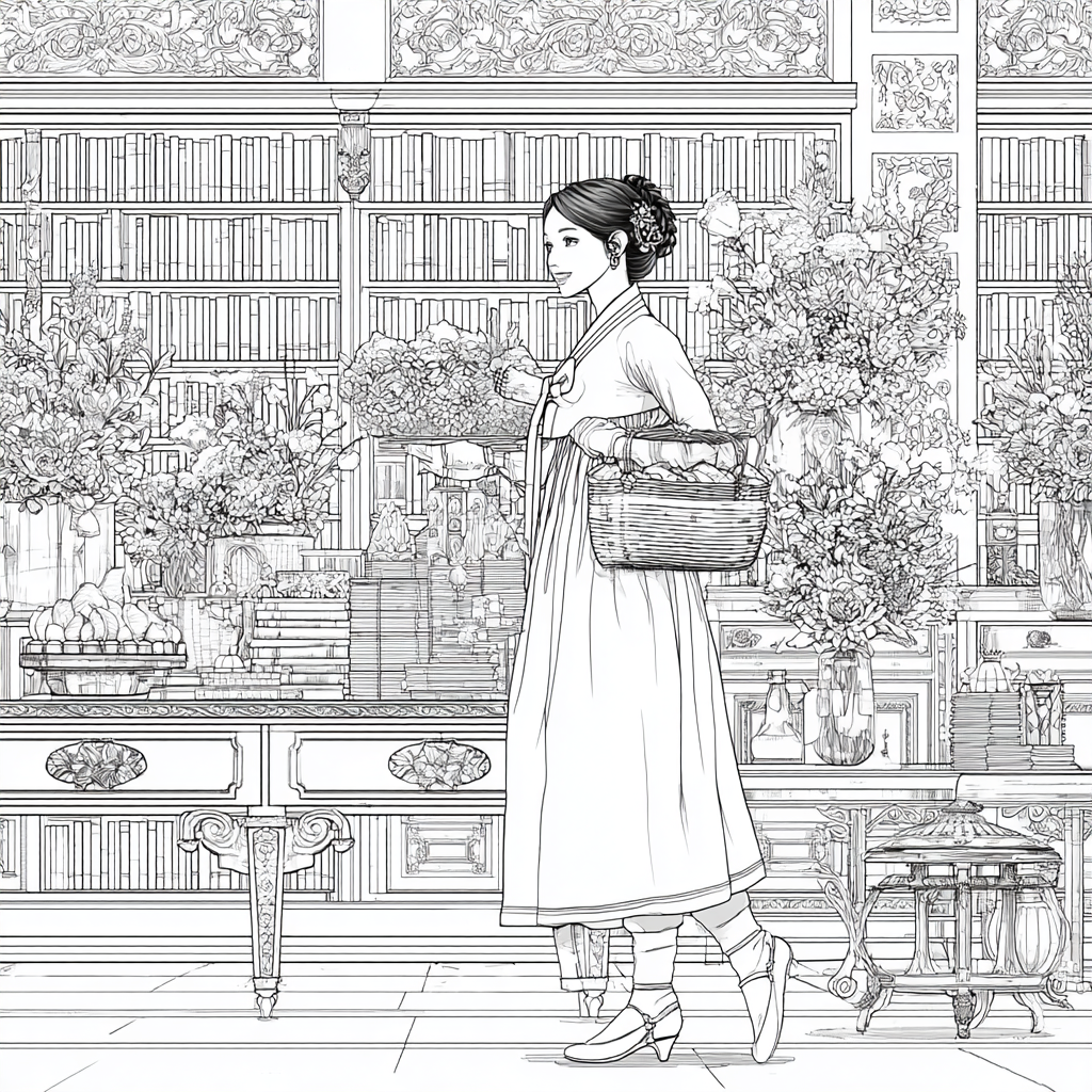 The Flower Keepers of the Royal Library