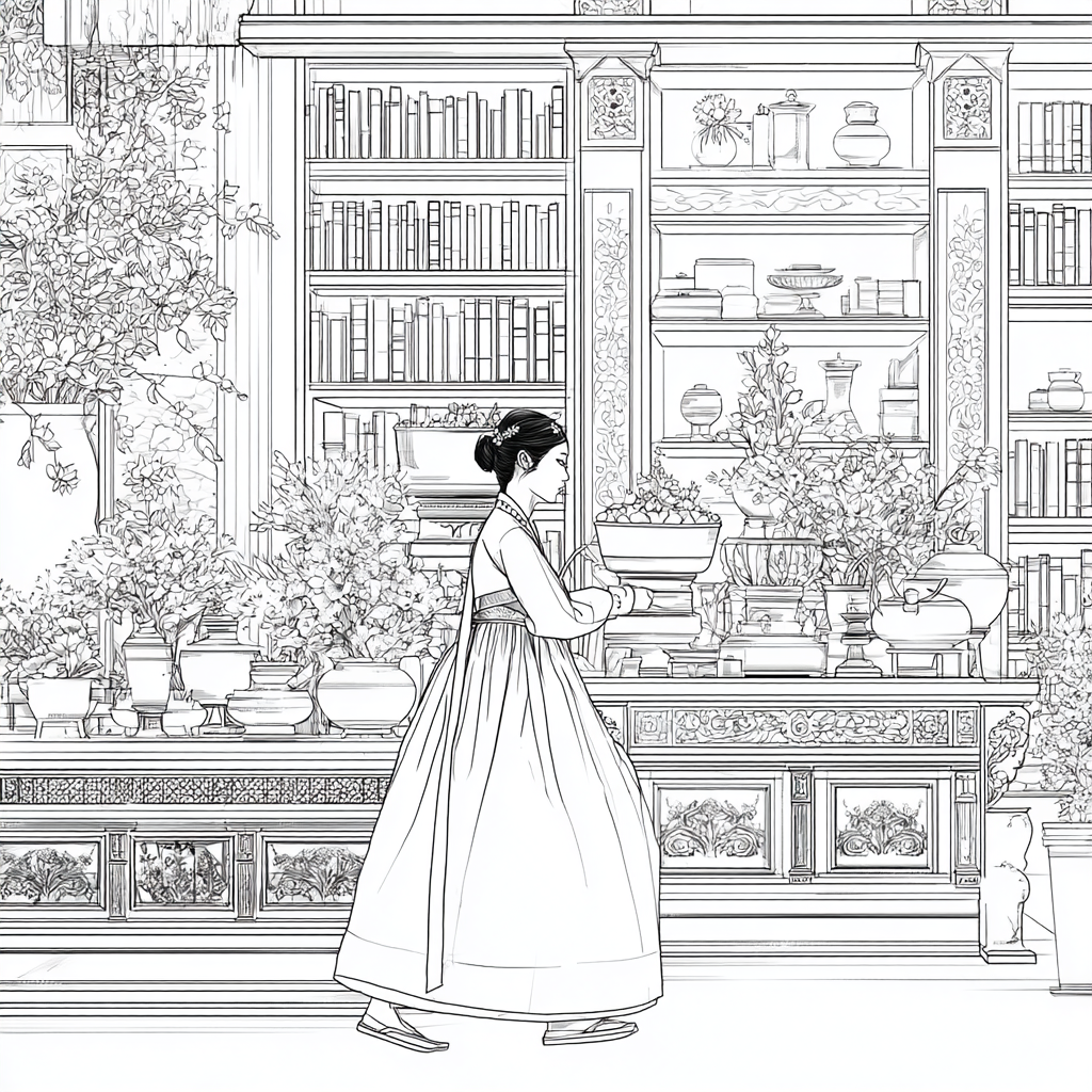 The Flower Keepers of the Royal Library