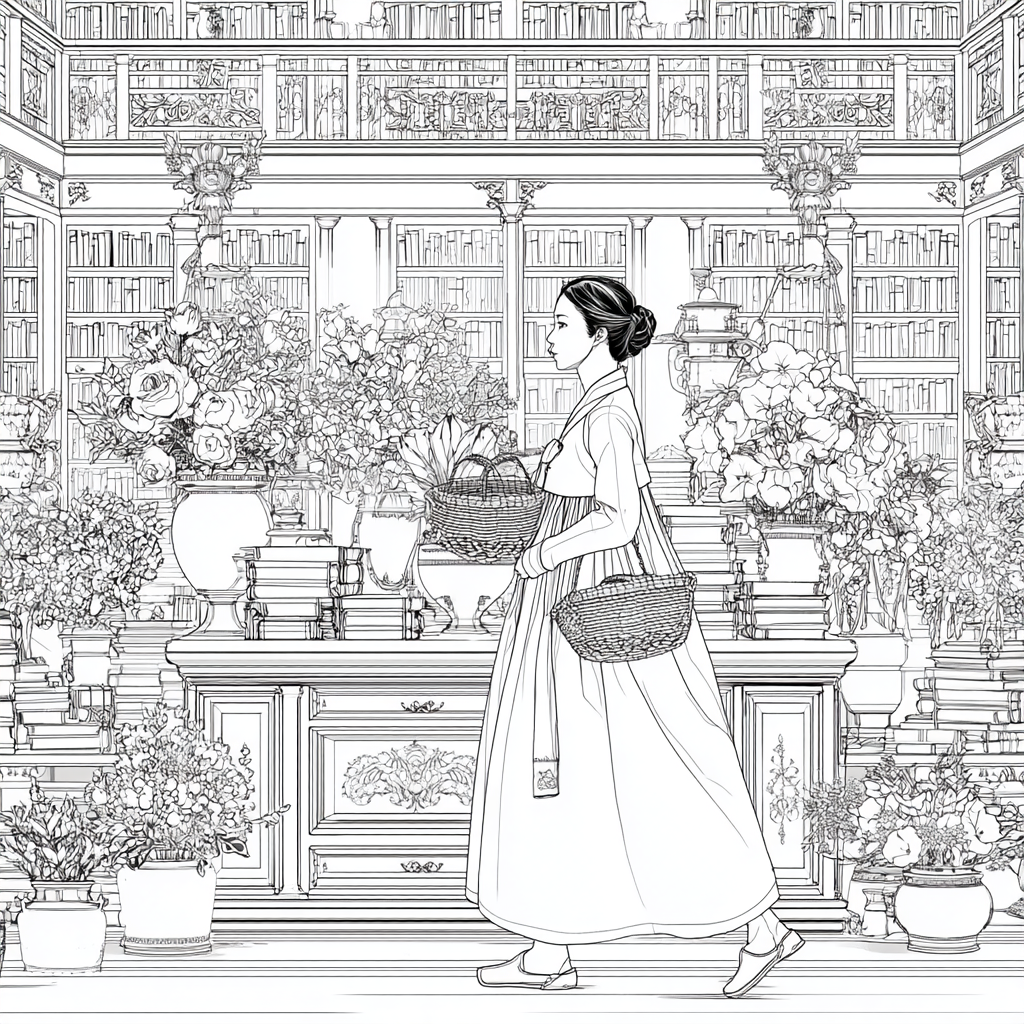 The Flower Keepers of the Royal Library