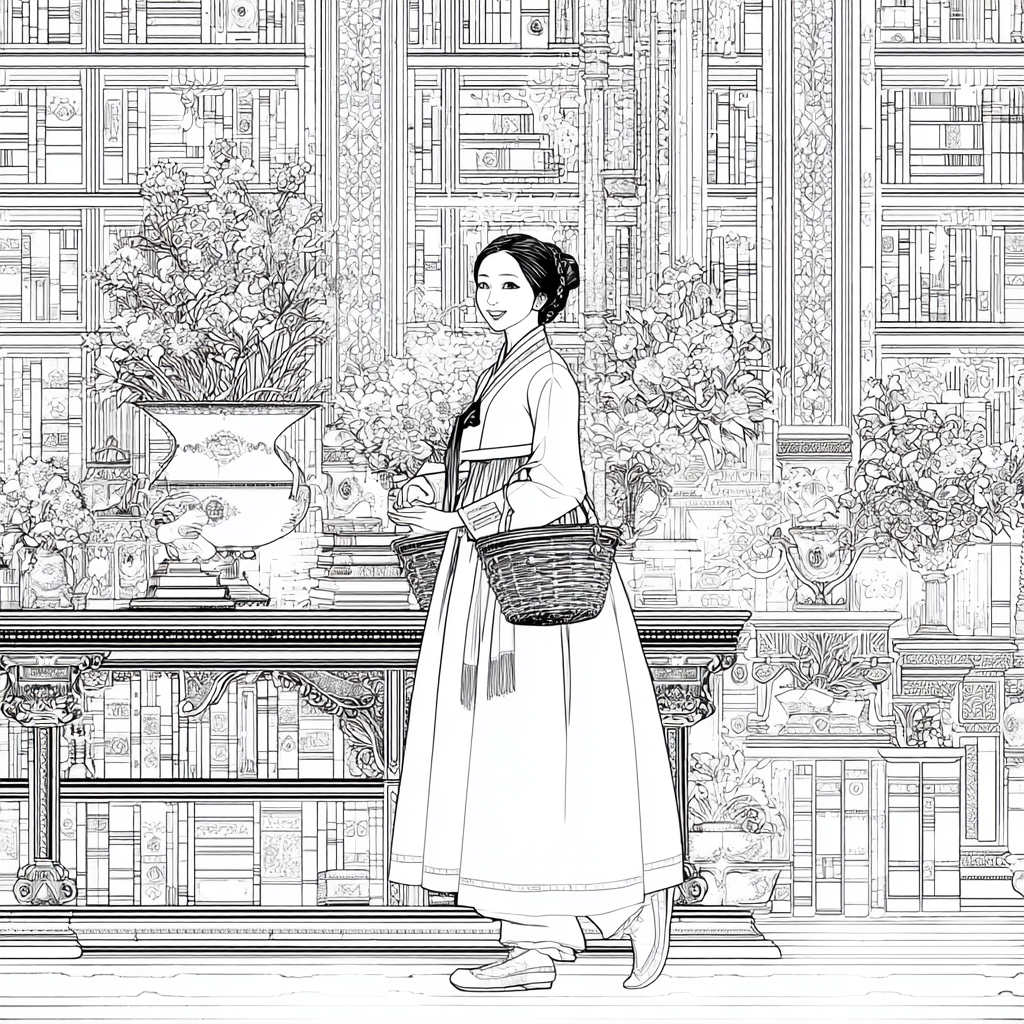 The Flower Keepers of the Royal Library