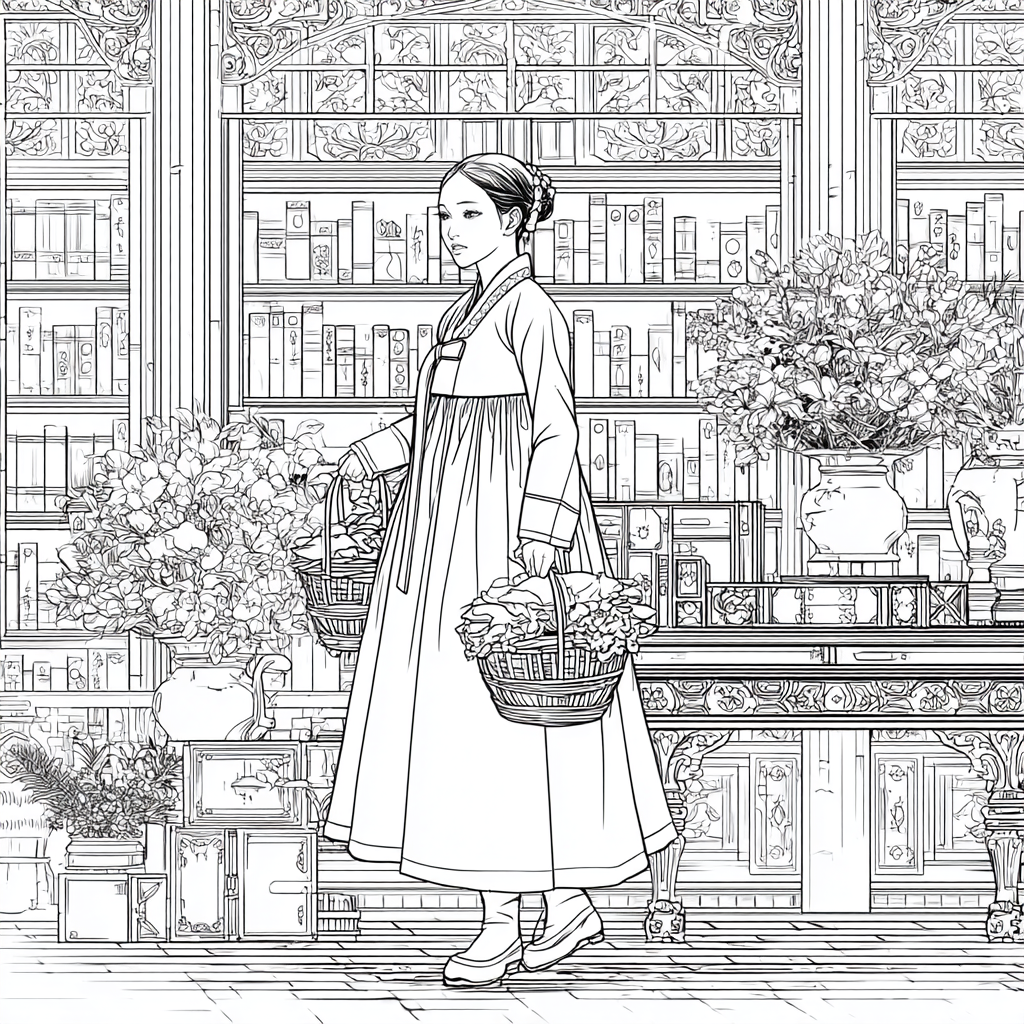 The Flower Keepers of the Royal Library