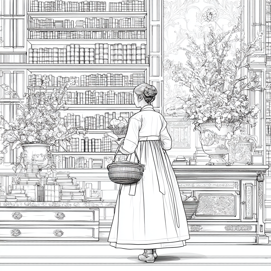 The Flower Keepers of the Royal Library