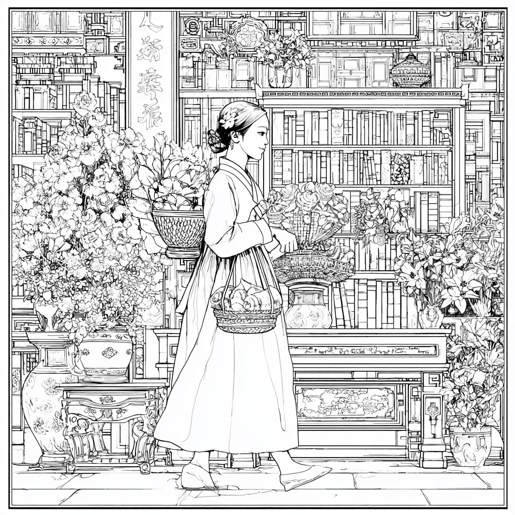 The Flower Keepers of the Royal Library