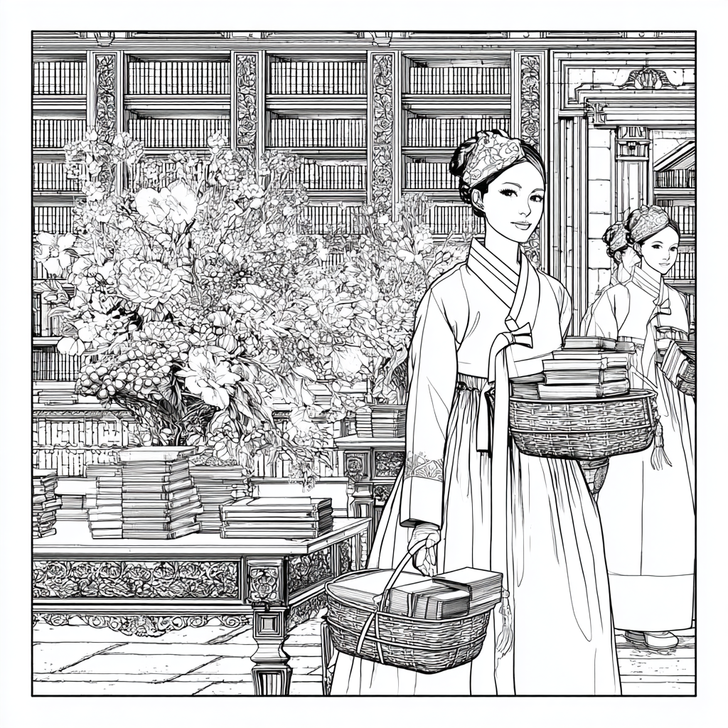 The Flower Keepers of the Royal Library