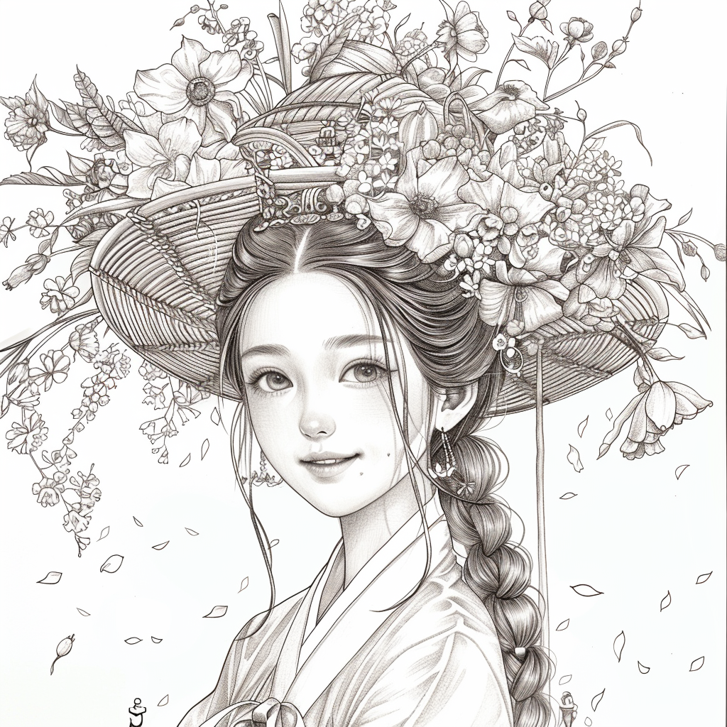 Blooming Grace – The Flower Maiden of Spring