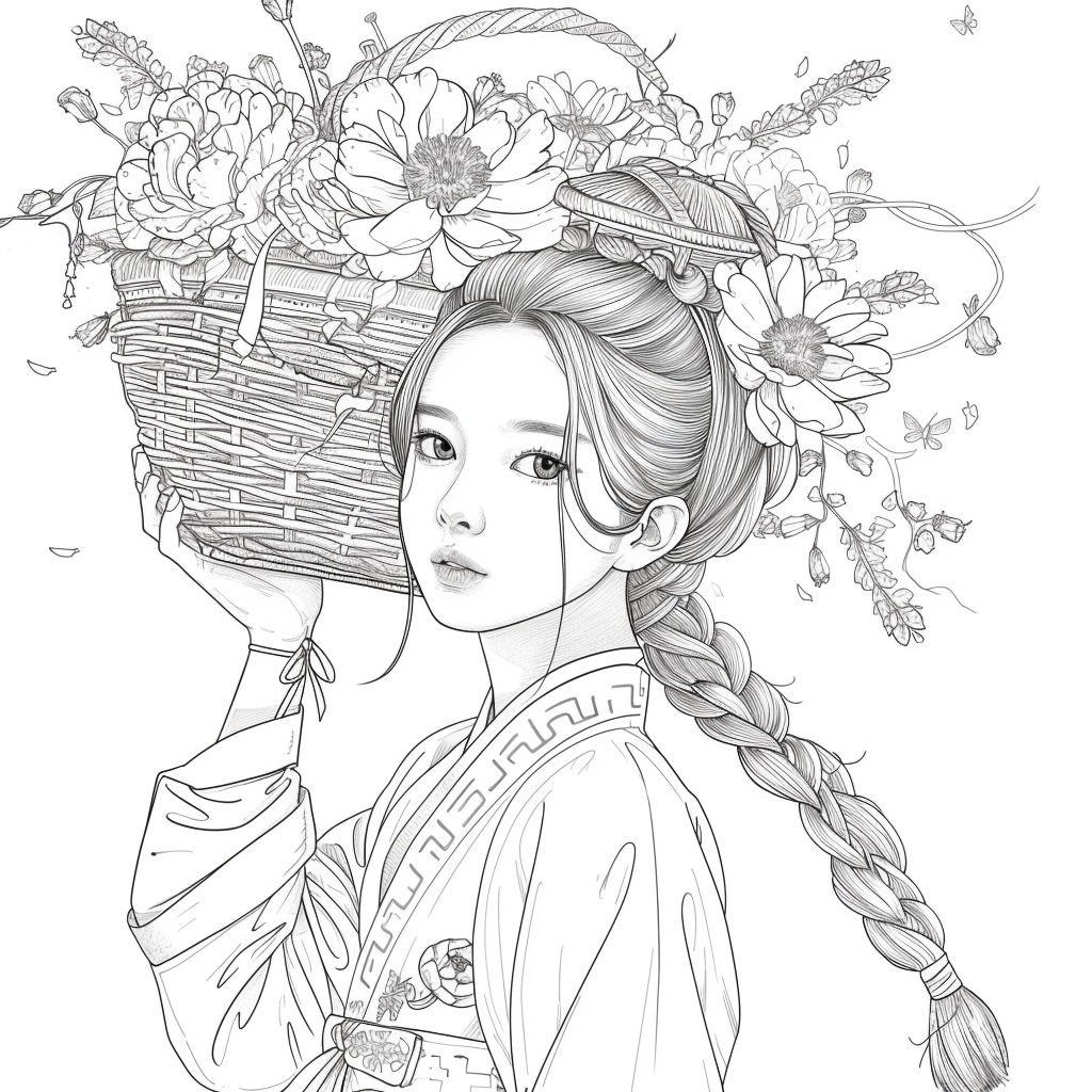 Blooming Grace – The Flower Maiden of Spring