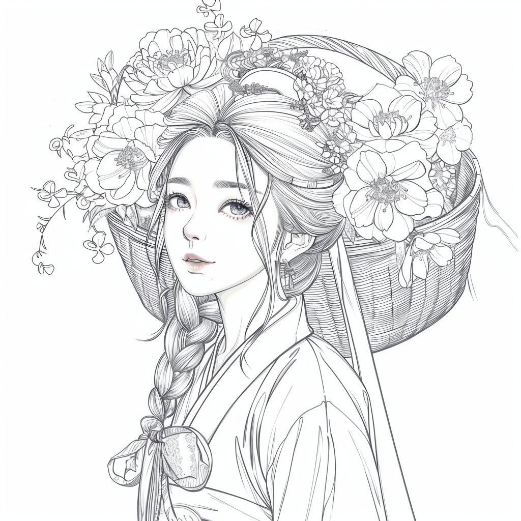 Blooming Grace – The Flower Maiden of Spring