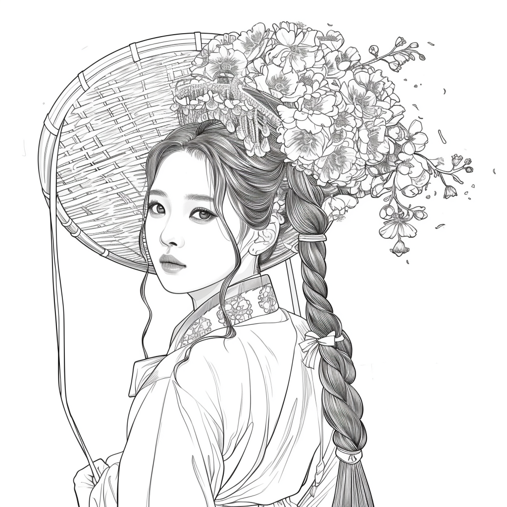 Blooming Grace – The Flower Maiden of Spring