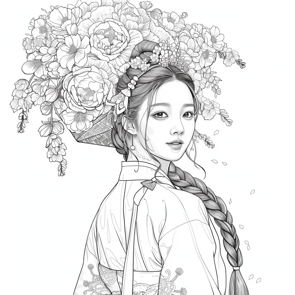Blooming Grace – The Flower Maiden of Spring