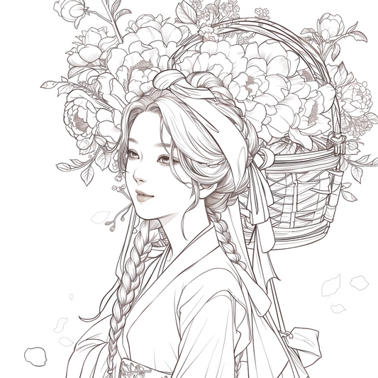 Floral Crown in Quiet Grace