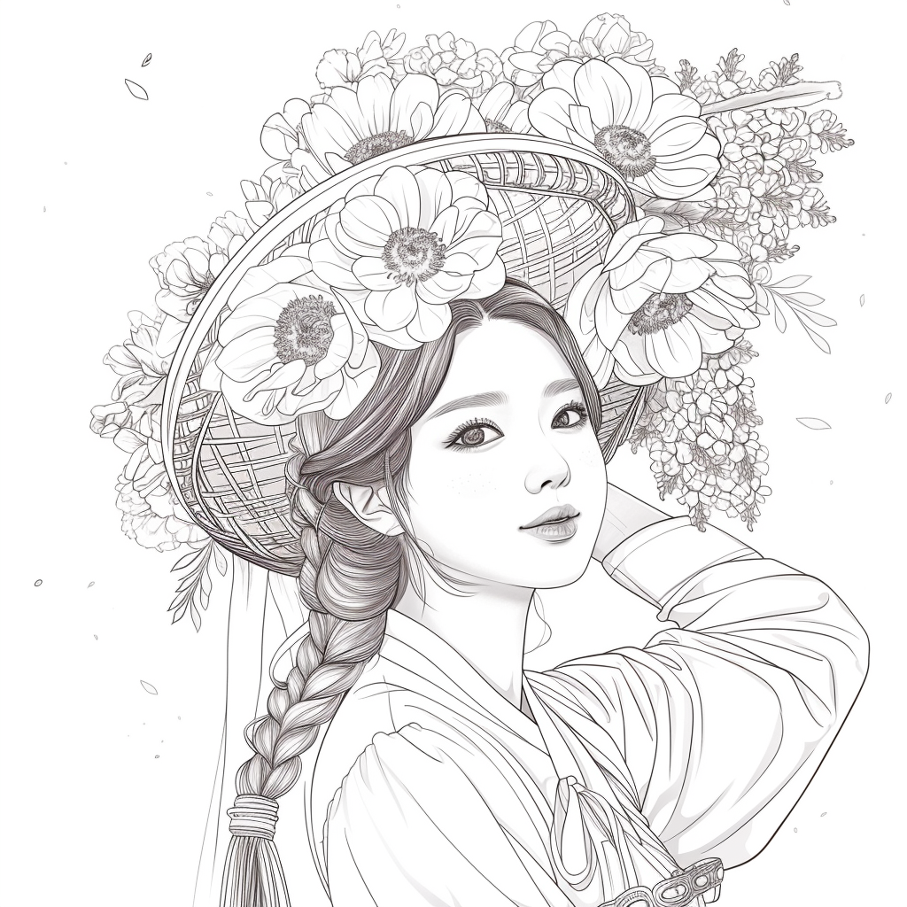 Floral Crown in Quiet Grace